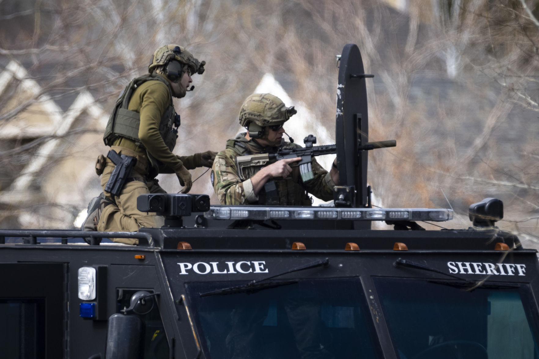 Police standoff